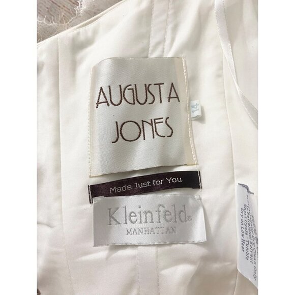 Augusta Jones Women's Jayma Strapless Lace Wedding Dress - 14 - Picture 15 of 17